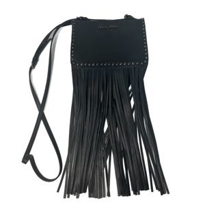 Miu Miu fringed crossbody bag